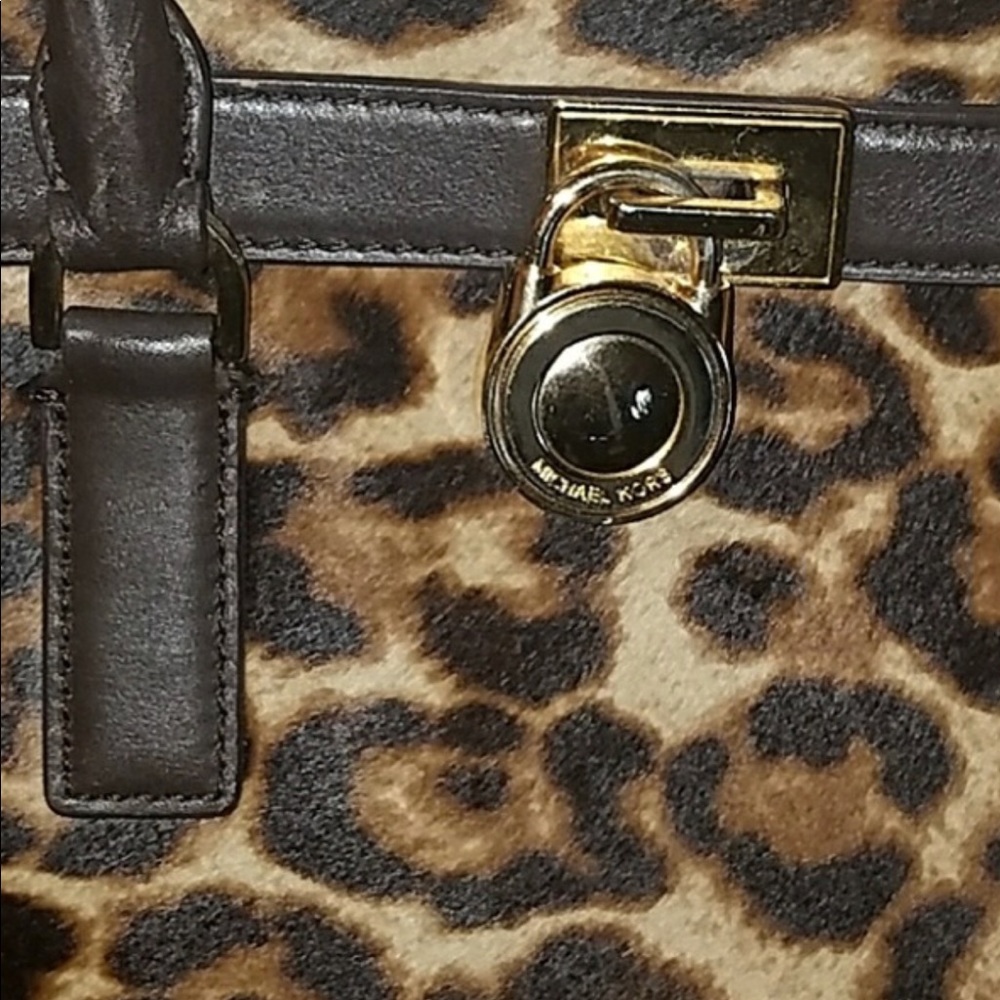 Michael Kors leopard handbag